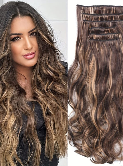 Kissicon Heat Resistant Clip In Hair