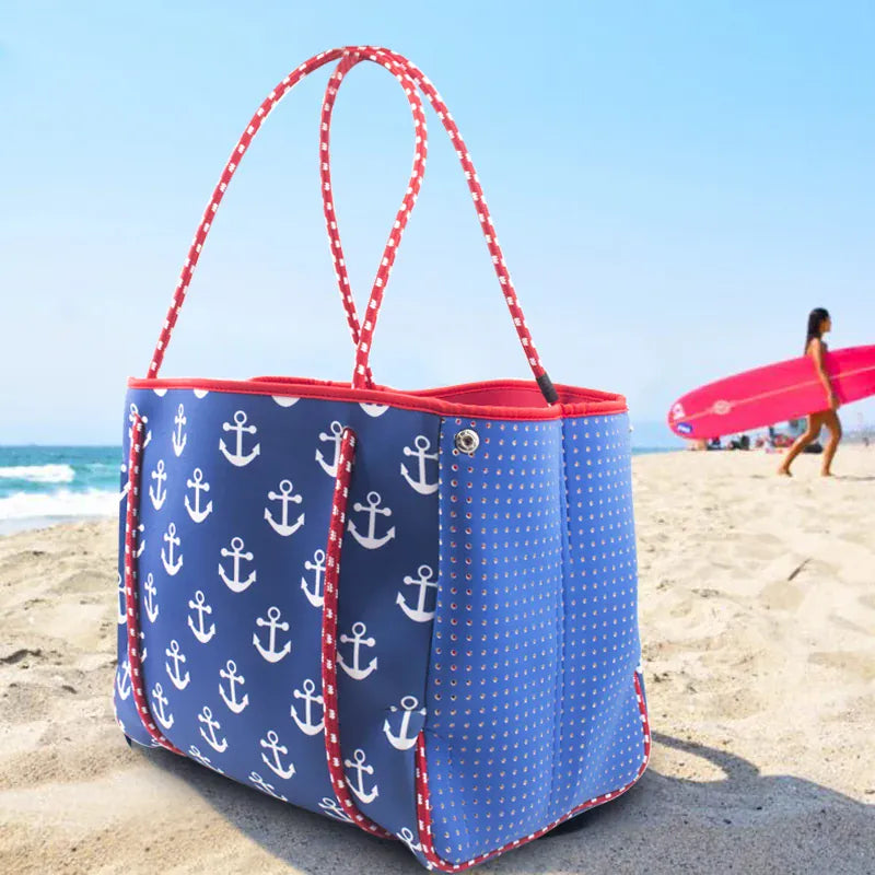 KissICON DEEP BLUE Diving Material Women's Shoulder Blue Beach Small