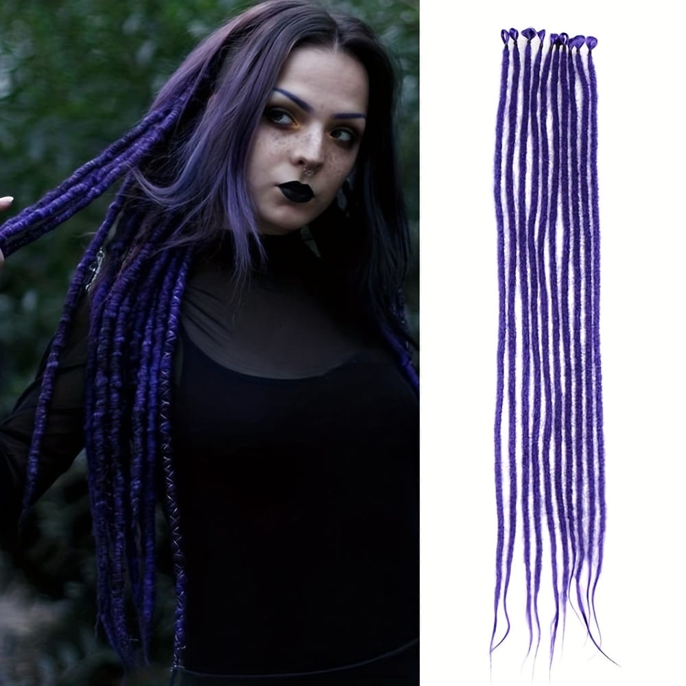 KissICON Deep Purple / 26inch KissIcon Crochet Yarn Wigs 26Inch Braided Extensions