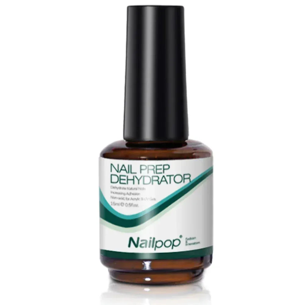 KissICON dehydrator 15ml Nailpop 10ml Rubber Base Gel Top Coat Soak