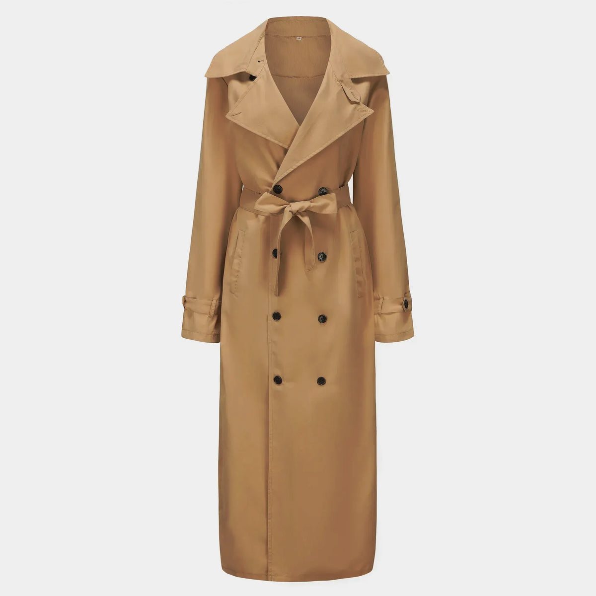KissICON Designer British Overlong Mens Thin Trench Coat