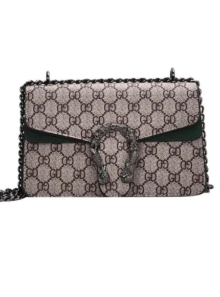 KissICON Dionysus Women's Print Shoulder Slung Bags Chain Bag