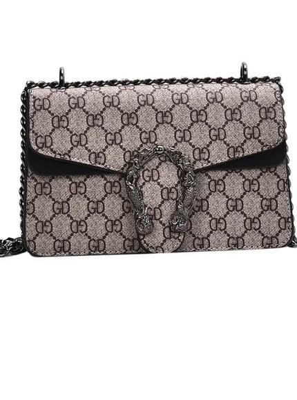 KissICON Dionysus Women's Print Shoulder Slung Bags Chain Bag