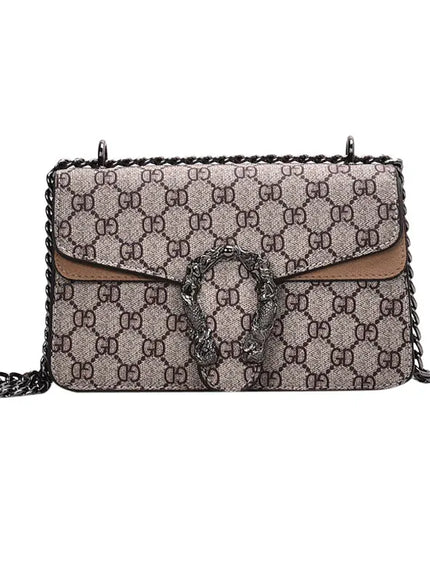 KissICON Dionysus Women's Print Shoulder Slung Bags Chain Bag
