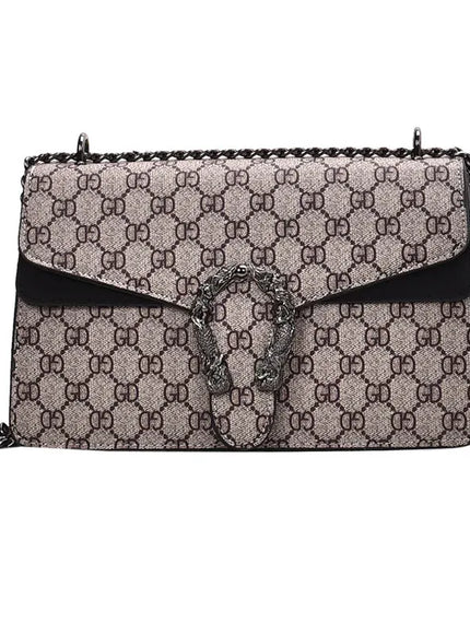 KissICON Dionysus Women's Print Shoulder Slung Bags Chain Bag