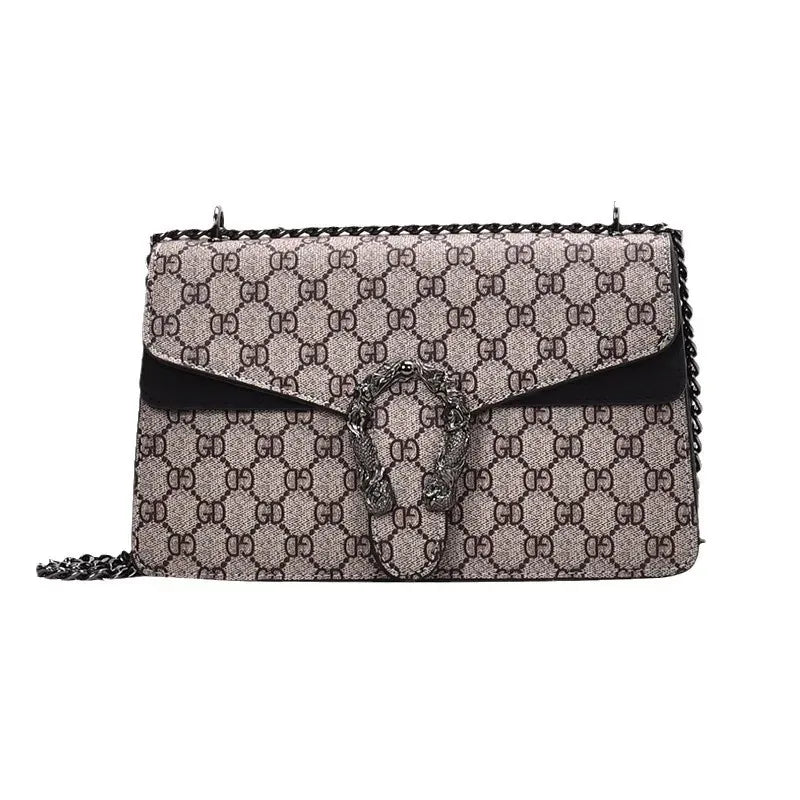 KissICON Dionysus Women's Print Shoulder Slung Bags Chain Bag