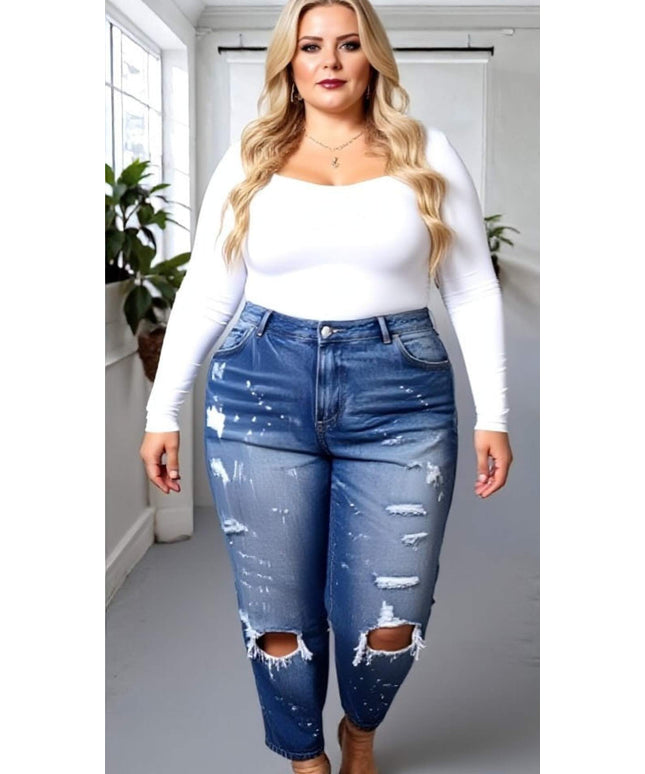 KissICON Distressed Denim Dream