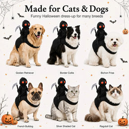 KissICON Dog Halloween Costume, Soft Knight Costume for Pets Cat Halloween Costumes