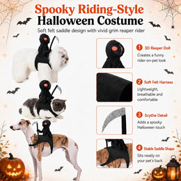 KissICON Dog Halloween Costume, Soft Knight Costume for Pets Cat Halloween Costumes