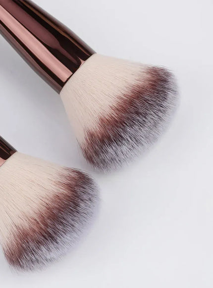 KissICON Double Headed Makeup Brush With Soft Bristles Portable