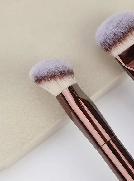 KissICON Double Headed Makeup Brush With Soft Bristles Portable