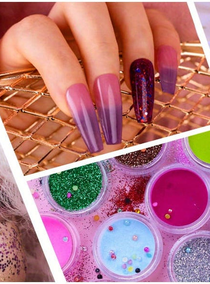 KissICON Drill And UV Light Nail Kit KissIcon YEVYO Acrylic Nail Kit Set Pro -
