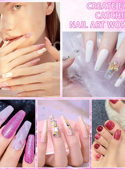KissICON Drill And UV Light Nail Kit KissIcon YEVYO Acrylic Nail Kit Set Pro -