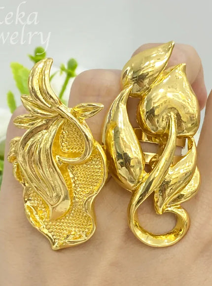 KissICON Dubai Flower Ring – Wedding Gift