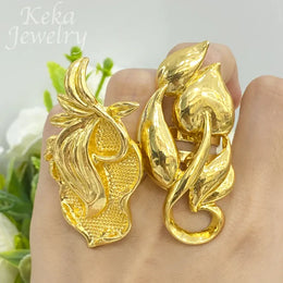 KissICON Dubai Flower Ring – Wedding Gift