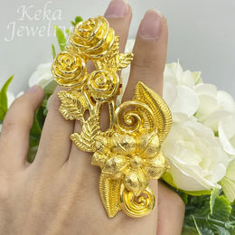 KissICON Dubai Flower Ring – Wedding Gift