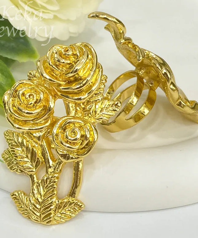 KissICON Dubai Flower Ring – Wedding Gift