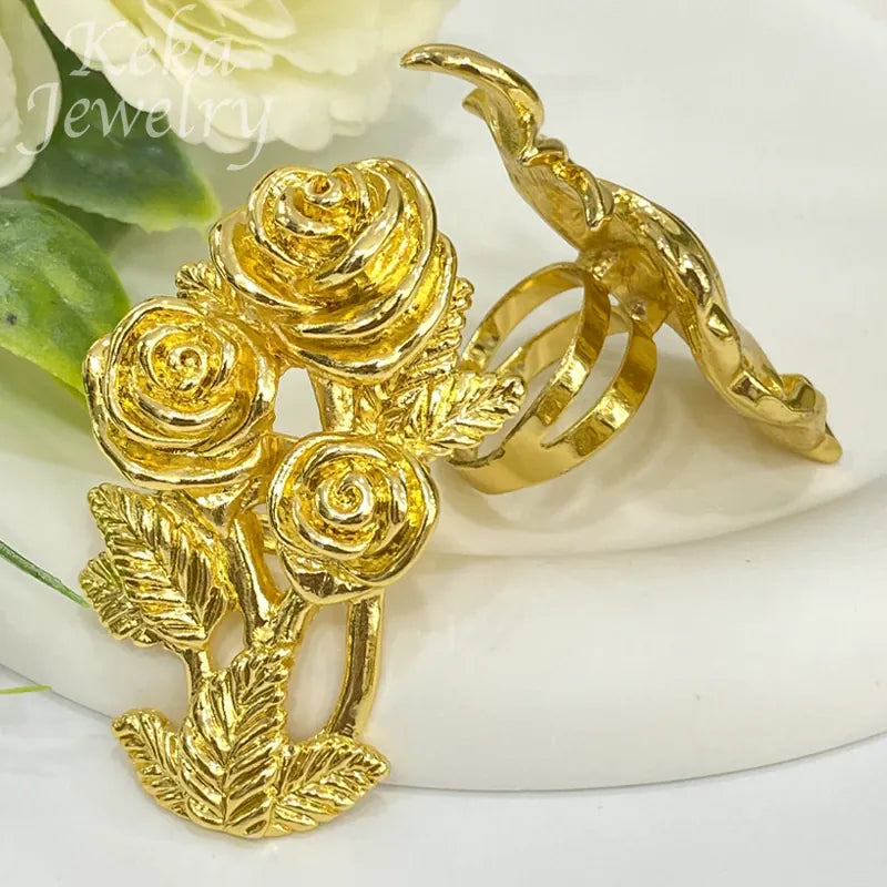 KissICON Dubai Flower Ring – Wedding Gift