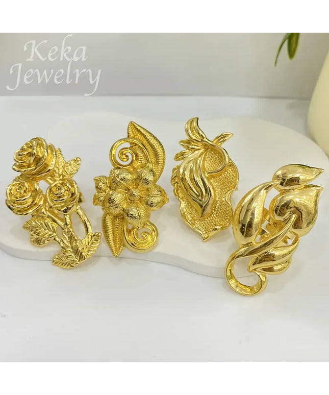 KissICON Dubai Flower Ring – Wedding Gift