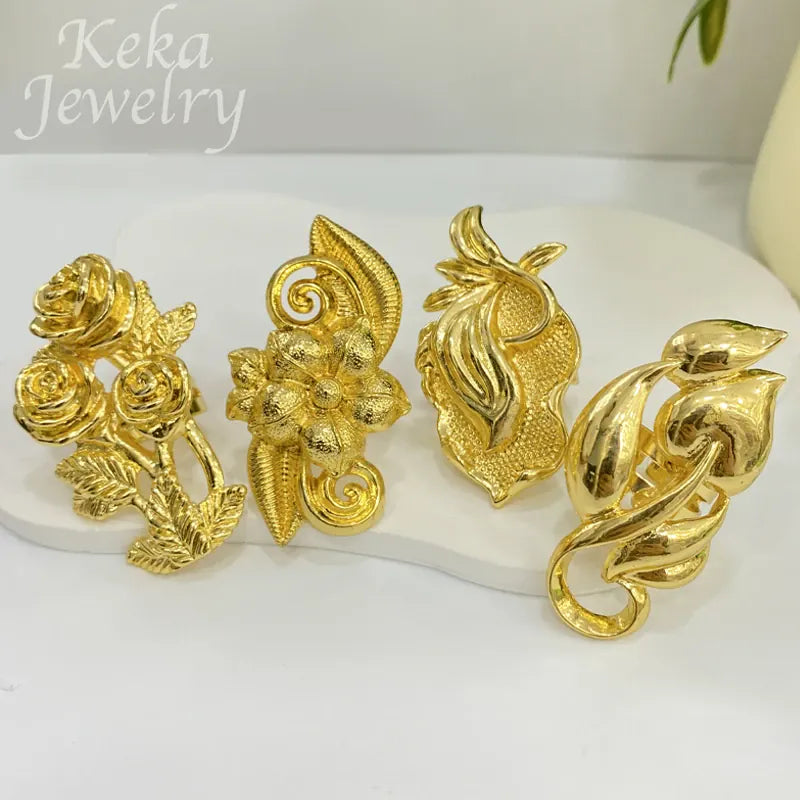 KissICON Dubai Flower Ring – Wedding Gift