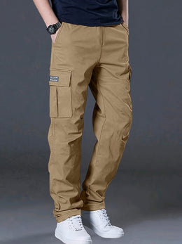 KissICON Durable Mens Cargo Pants MultiPocket AllSeason Work  Casual