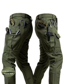 KissICON Durable MultiPocket Mens Outdoor Work  Tactical Trousers