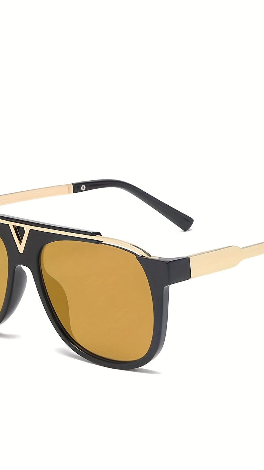 jkthpu-45 DV-02 Chic Metal Edge Casual Sunglasses