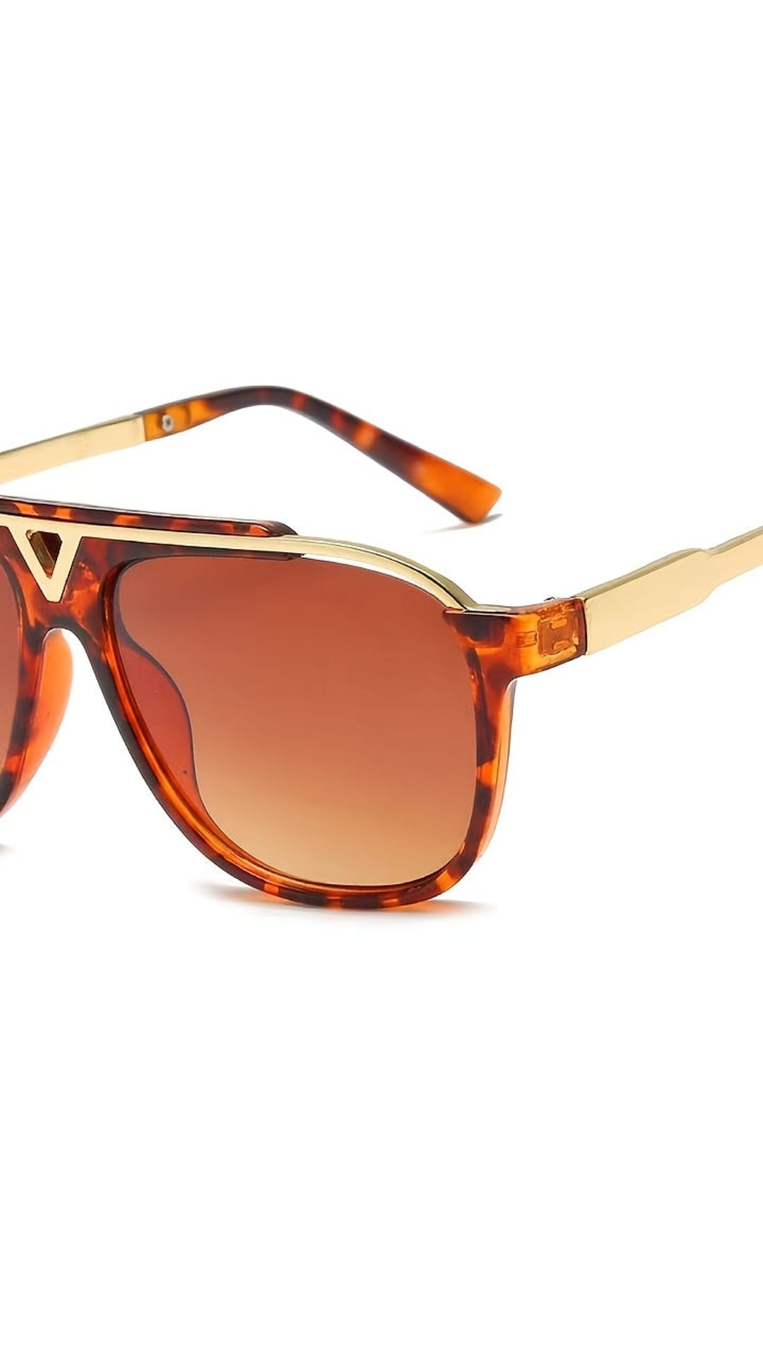jkthpu-45 DV-03 Chic Metal Edge Casual Sunglasses