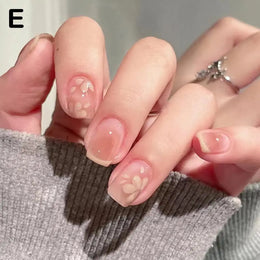 KissICON E 💋 False Nails Kit With Jelly Glue Press