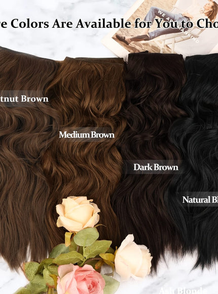 KissIcon 20 Inch Thick Curly Clip Hair Extensions