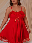 Red / UK 18
