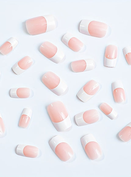 KissIcon 24pcs Square Press On Nails - Glossy