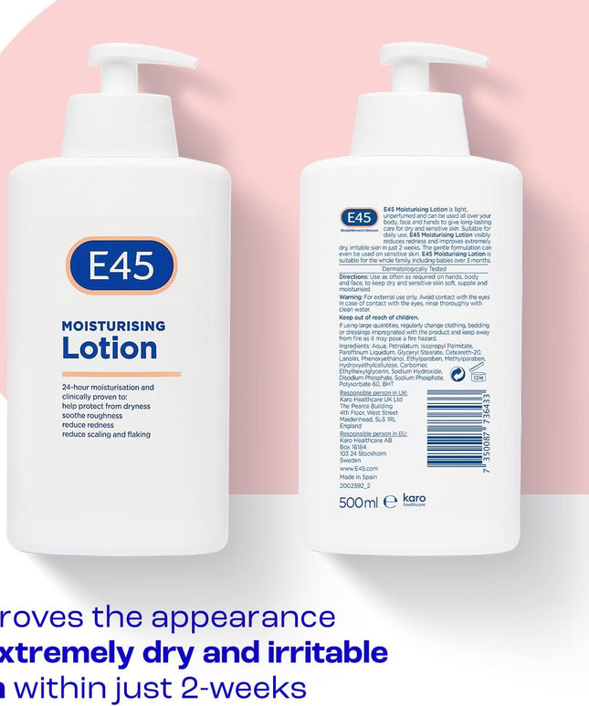 KissICON E45 500ml Dry Sensitive Skin Hydration
