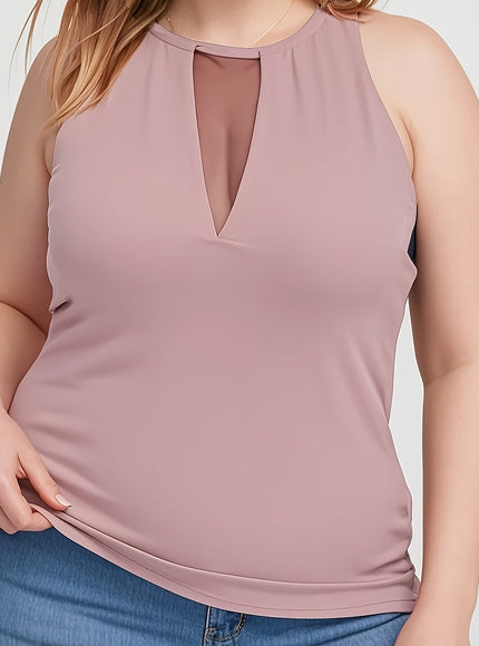 Plus Size Women's High Elastic Breathable Sleeveless Vest