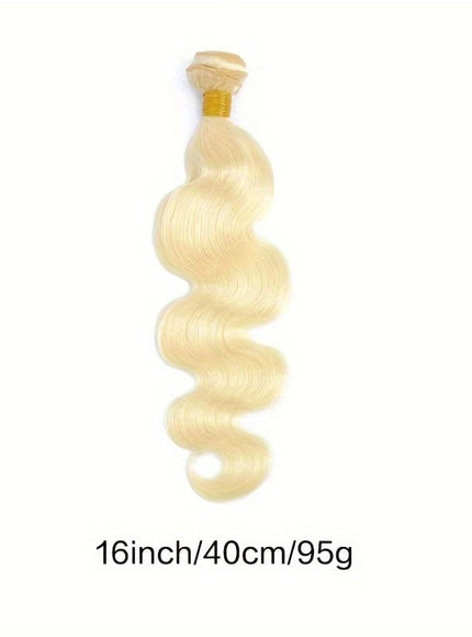 KissIcon Body Wave 613 Blonde Hair Extensions Natural