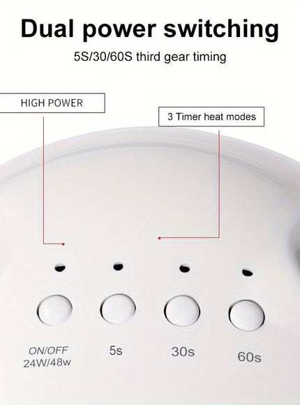KissIcon UV LED Nail Lamp - Infrared Auto