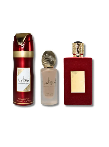 KissICON Eau de Parfum Lattafa Asdaaf Ameerat Al Arab Gift Set – Eau Parfum 3