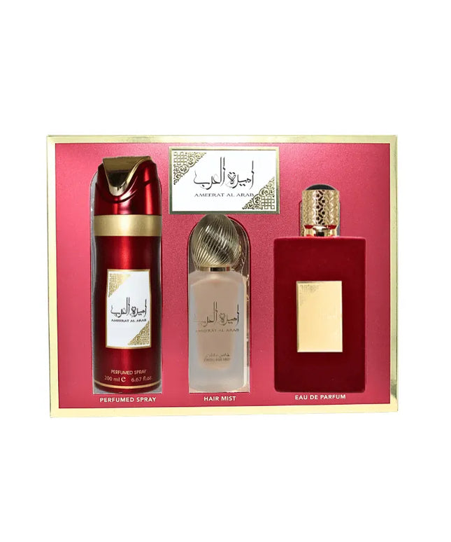 KissICON Eau de Parfum Lattafa Asdaaf Ameerat Al Arab Gift Set – Eau Parfum 3