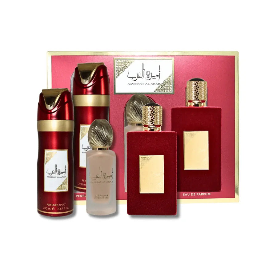 KissICON Eau de Parfum Lattafa Asdaaf Ameerat Al Arab Gift Set – Eau Parfum 3