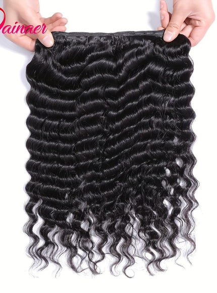 KissIcon Deep Wave Hair Bundles - Virgin Weaving