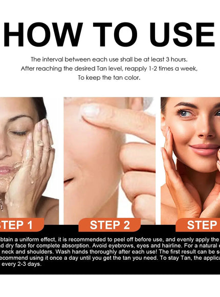 KissICON EELHOE Tanning Cream Self Tanner for Face and