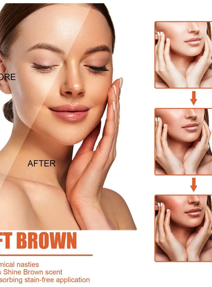 KissICON EELHOE Tanning Cream Self Tanner for Face and