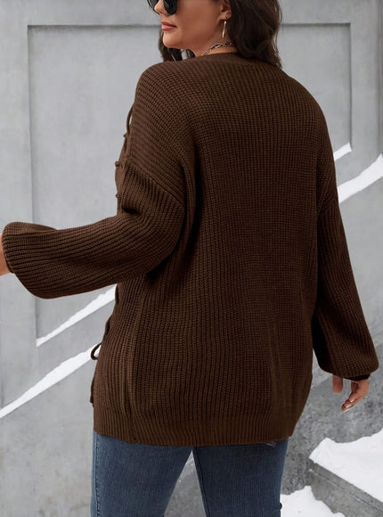 jkthpu-45 EF37 Plus-Size Sweater