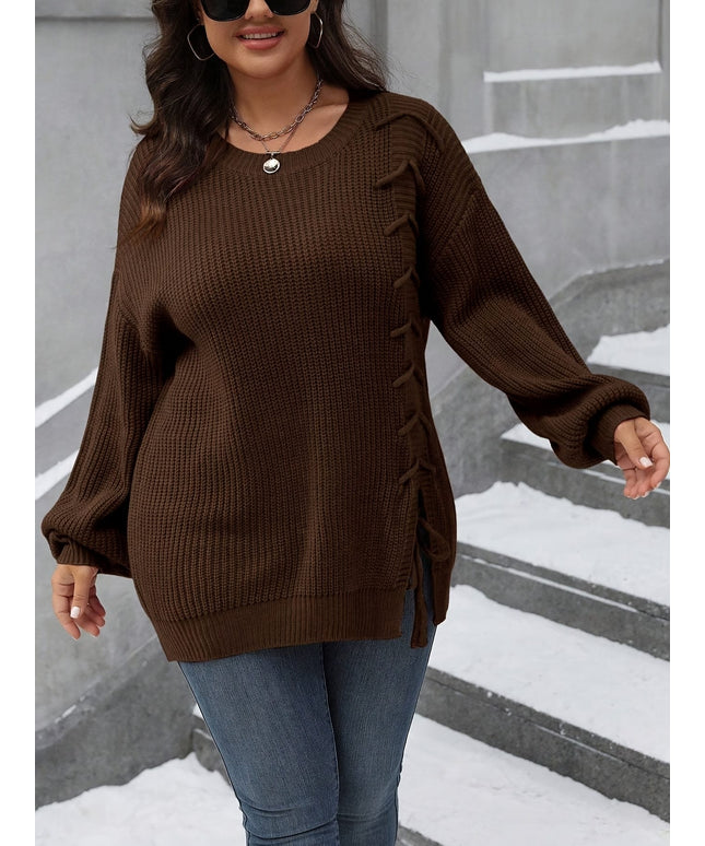 jkthpu-45 EF37 Plus-Size Sweater