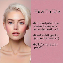 KissICON Effortless 3in1 Cream Blush Stick