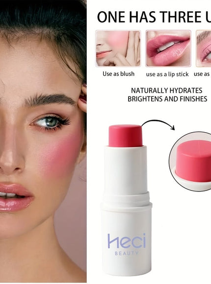 KissICON Effortless 3in1 Cream Blush Stick