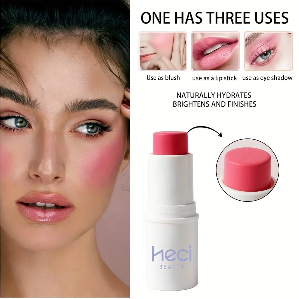 KissICON Effortless 3in1 Cream Blush Stick
