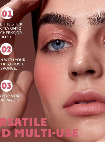 KissICON Effortless 3in1 Cream Blush Stick
