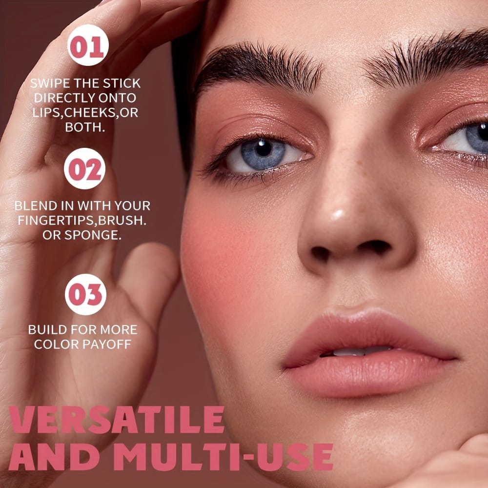 KissICON Effortless 3in1 Cream Blush Stick