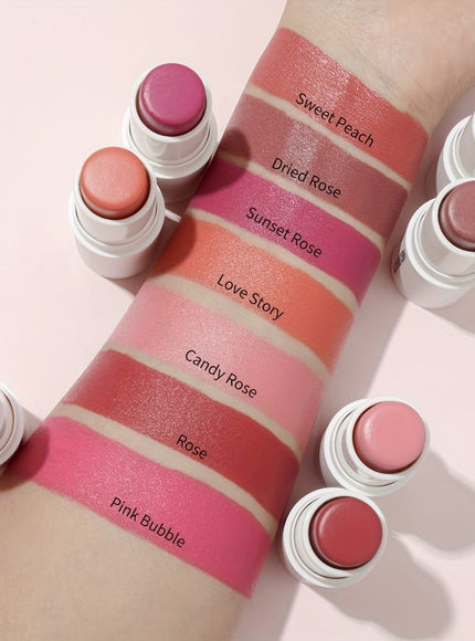 KissICON Effortless 3in1 Cream Blush Stick